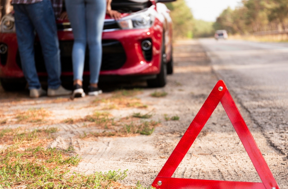 Kobieta jadąca hondą zderzyła się z motocyklistą na skrzyżowaniu ul. Terespolskiej i ul. Ujrzanowskiej